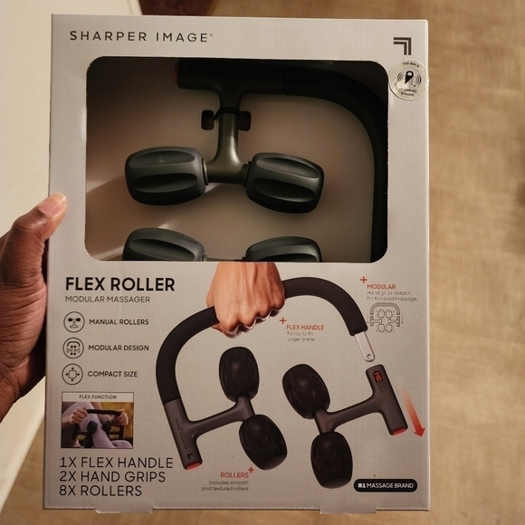 Sharper Image Flex Roller, Modular Massager - 8 Rollers NEW - Picture 1 of 6